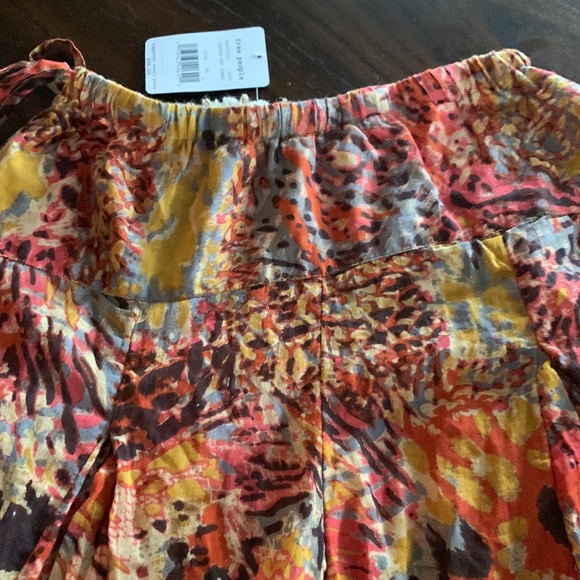 Free People Jungle Pop Combo Wide Leg Pants SZ. XS NWT - Picture 10 of 10